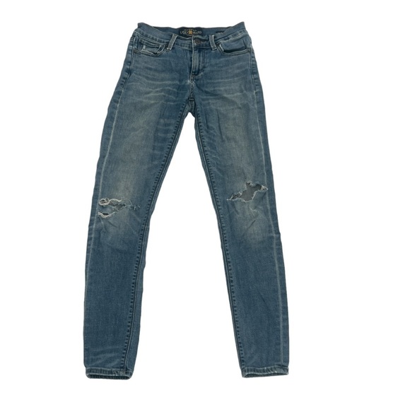 Lucky Brand Brooke Distressed Legging Jeans Size 00 Women’s - Picture 1 of 7